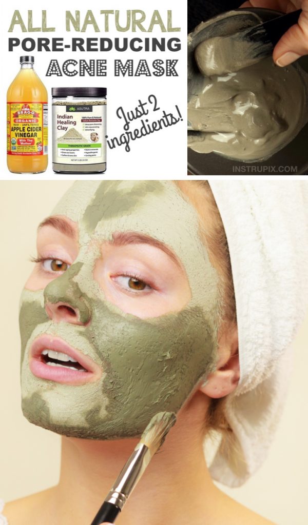 Homemade Face Mask For Acne and Blackheads (2 ingredients!)