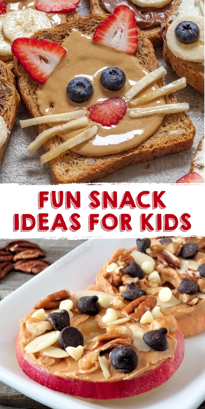 Quick and Easy Snack Ideas For Kids (healthy & fun!)