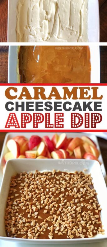 Easy Caramel Cheesecake Apple Dip