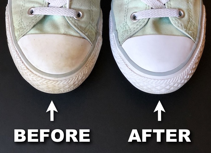 how to clean leather converse shoes