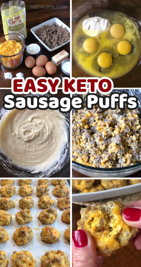 Cheesy Sausage Puffs (Keto & Low Carb)