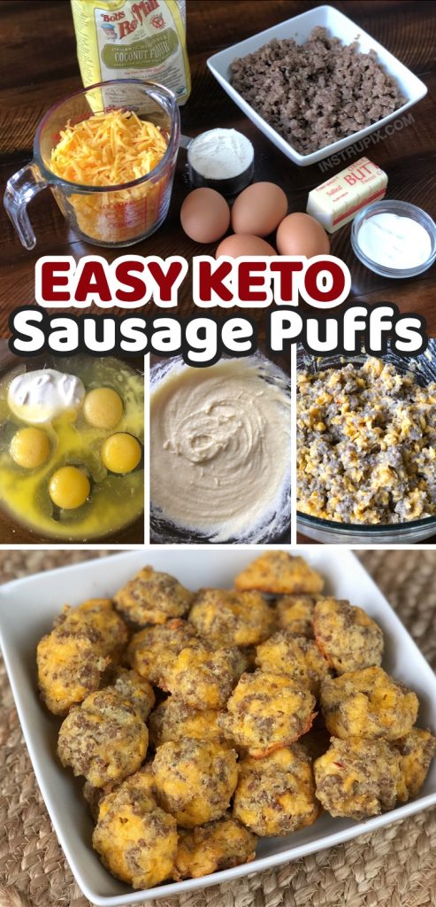 Cheesy Sausage Puffs (Keto & Low Carb)