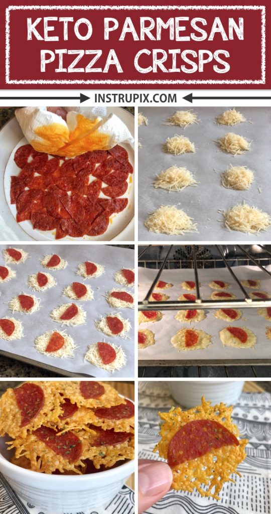 Keto Snack Idea: 2 Ingredient Pizza Chips!