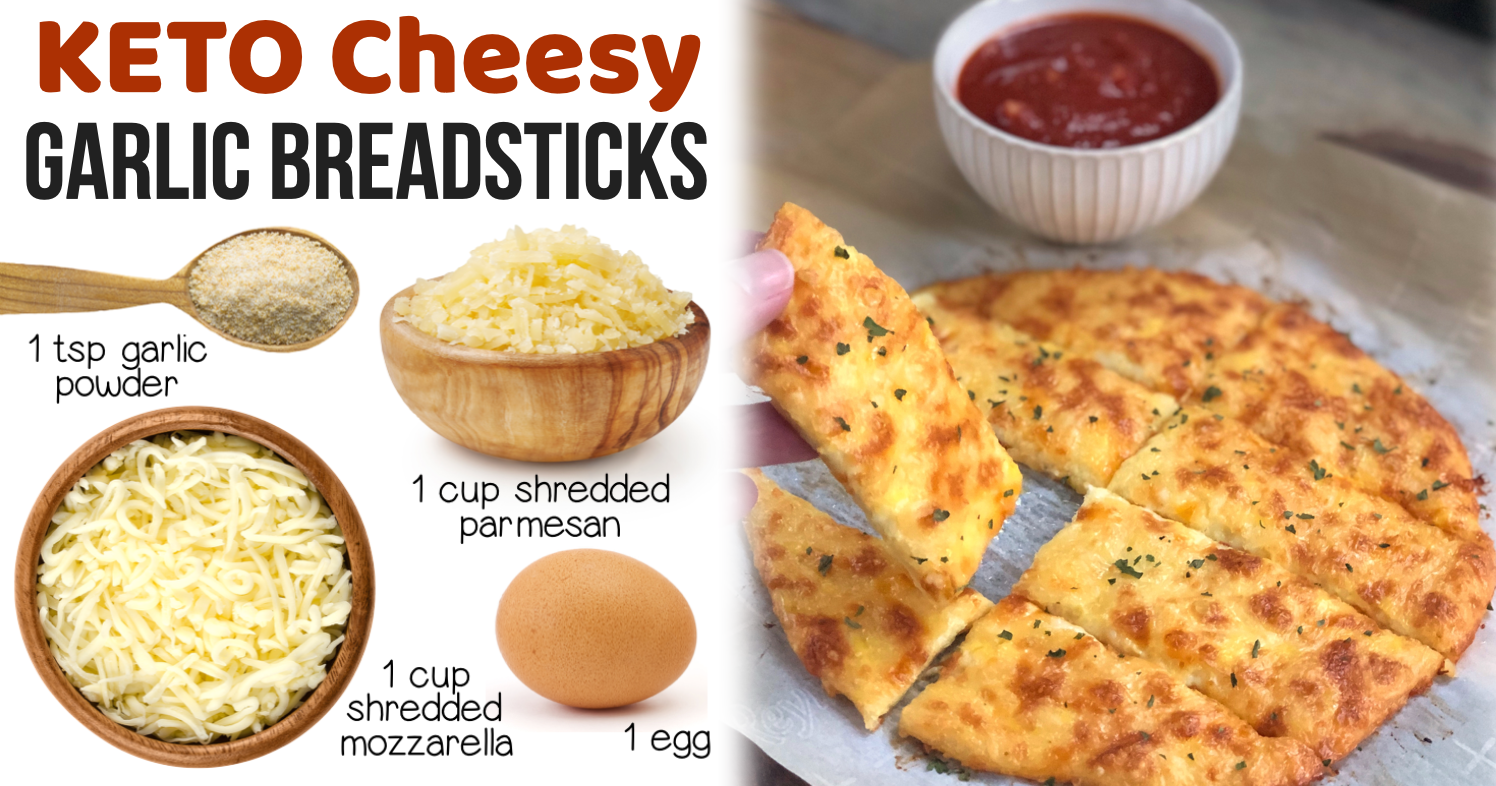 Keto cheese store breadsticks