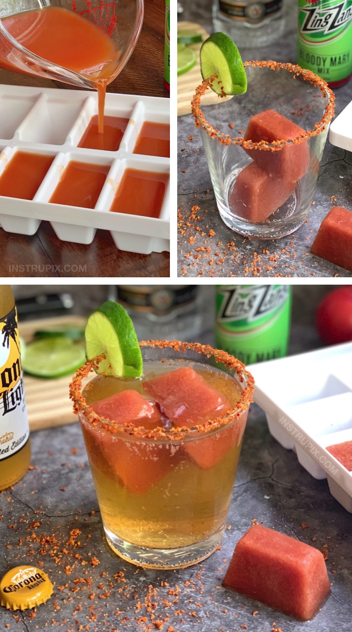 Cocktail Cubes & Beer (5 fun drink ideas!)