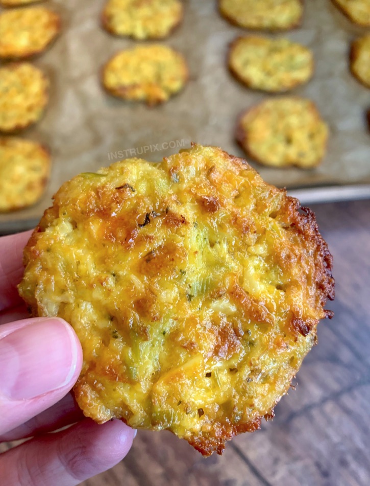 Low Carb Crispy Broccoli Cheese Rounds Instrupix