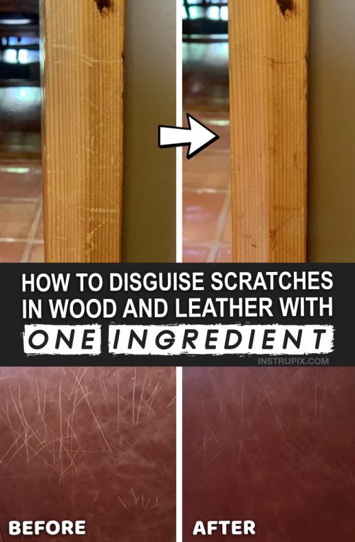 Life Hack: This One Ingredient Will Get Rid Of Scatches In Wood & Leather