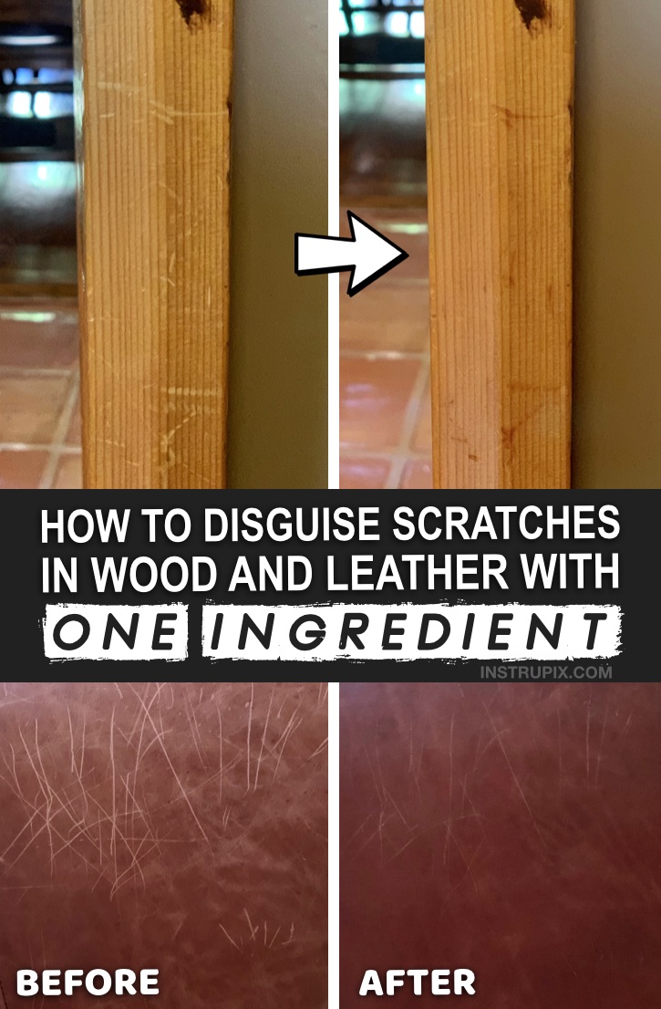 Life Hack: This ONE Ingredient Will Get Rid of Scatches in Wood & Leather