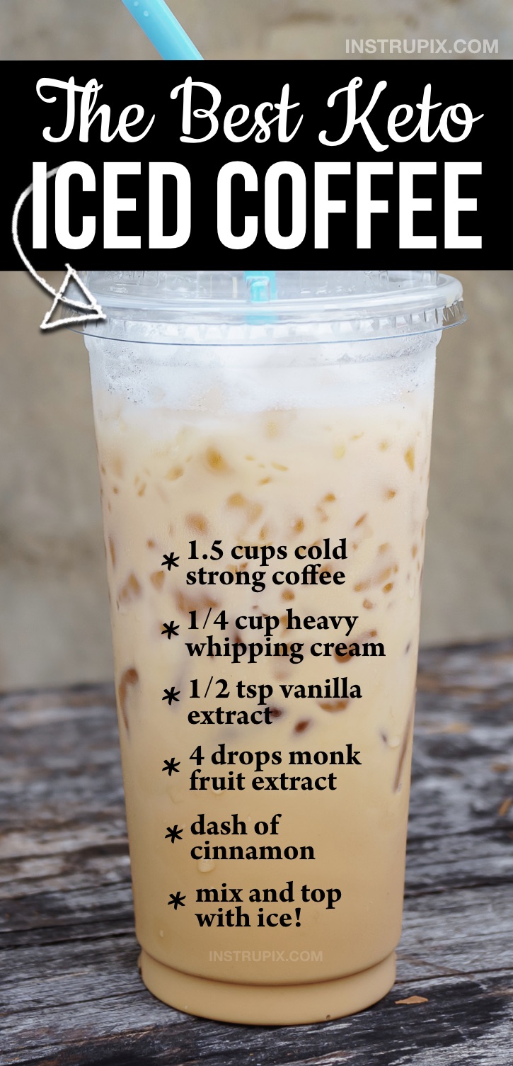 how to make low fat iced coffee at home