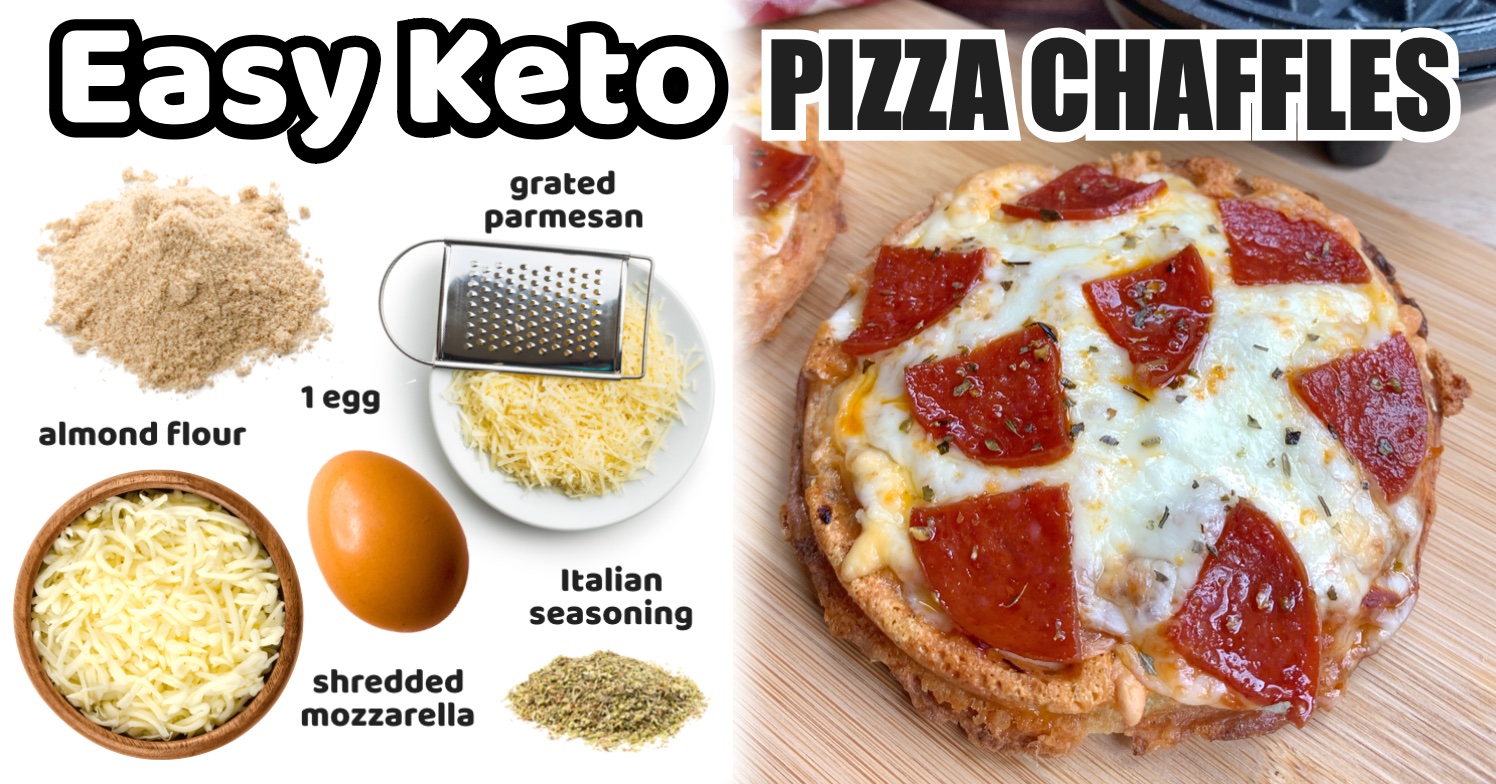 Keto Chaffle Pizza Recipe