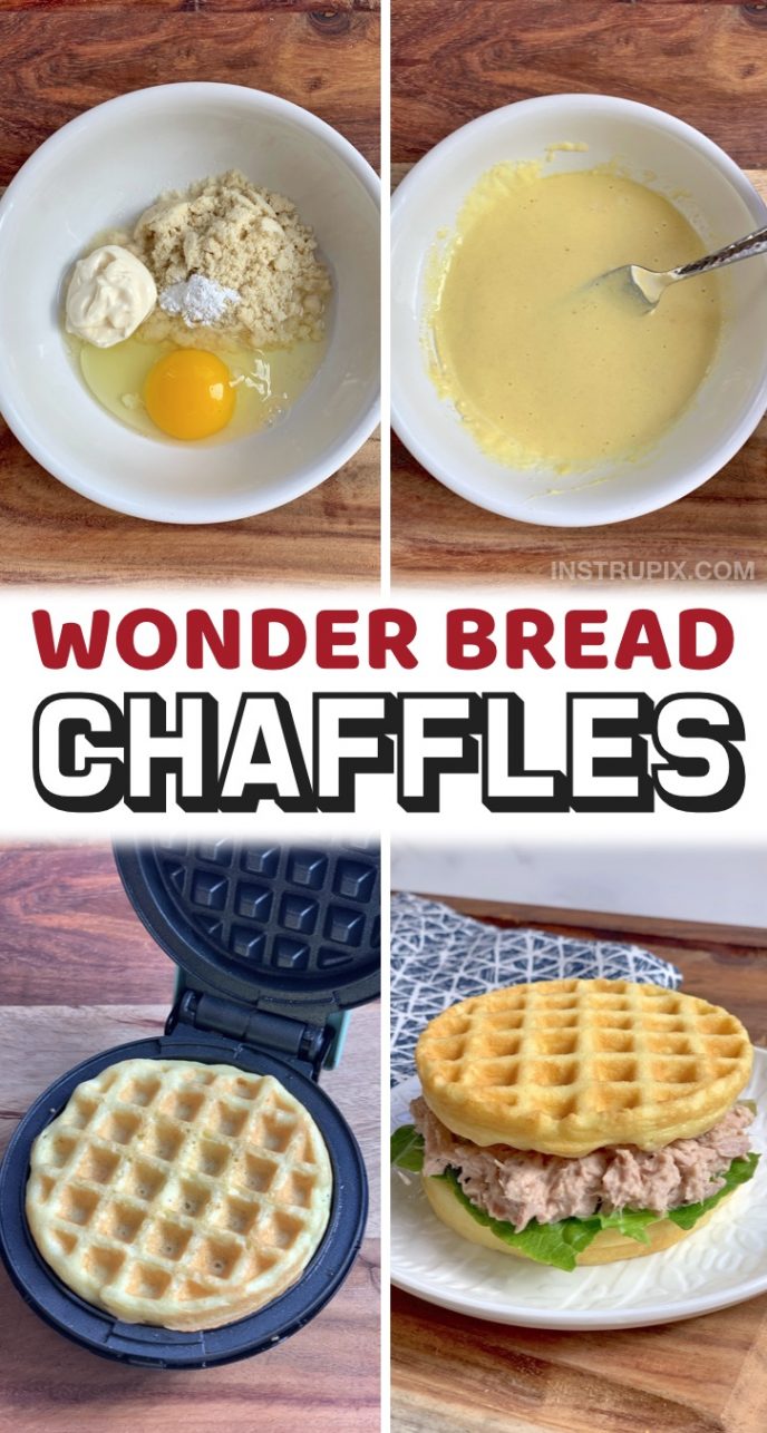 Wonder Bread Chaffles Instrupix