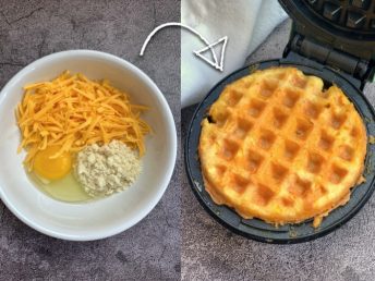 how to make a chaffle without a waffle maker