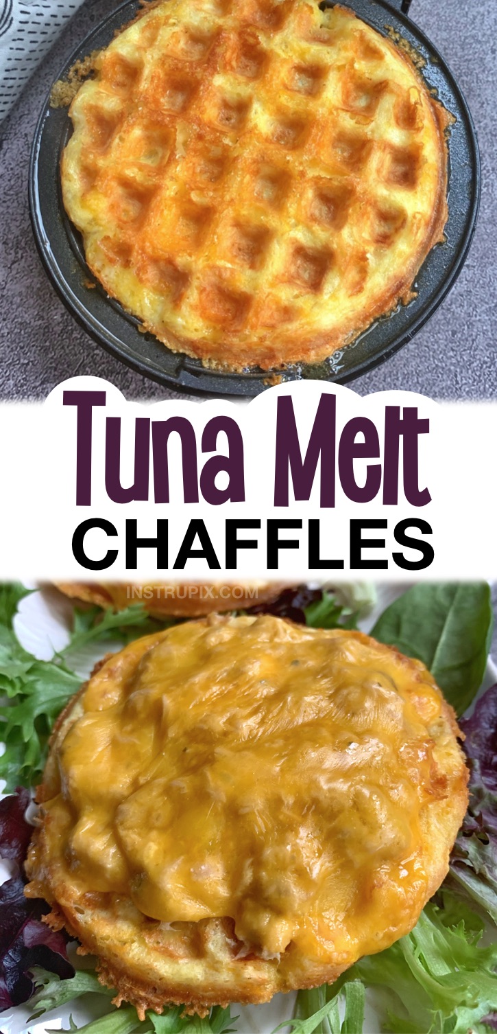 The Best Keto Tuna Melt Chaffle Recipe 
