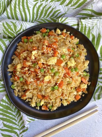 Keto Cauliflower Fried Rice (Easy Low Carb Dinner Recipe!)