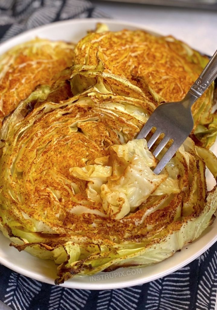Oven Roasted Cabbage Steaks (Easy, Healthy & Low Carb)
