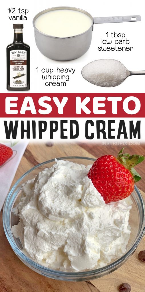 keto whipped cream recipe