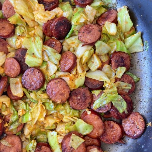 Easy Sausage & Cabbage Dinner Skillet (Low Carb)