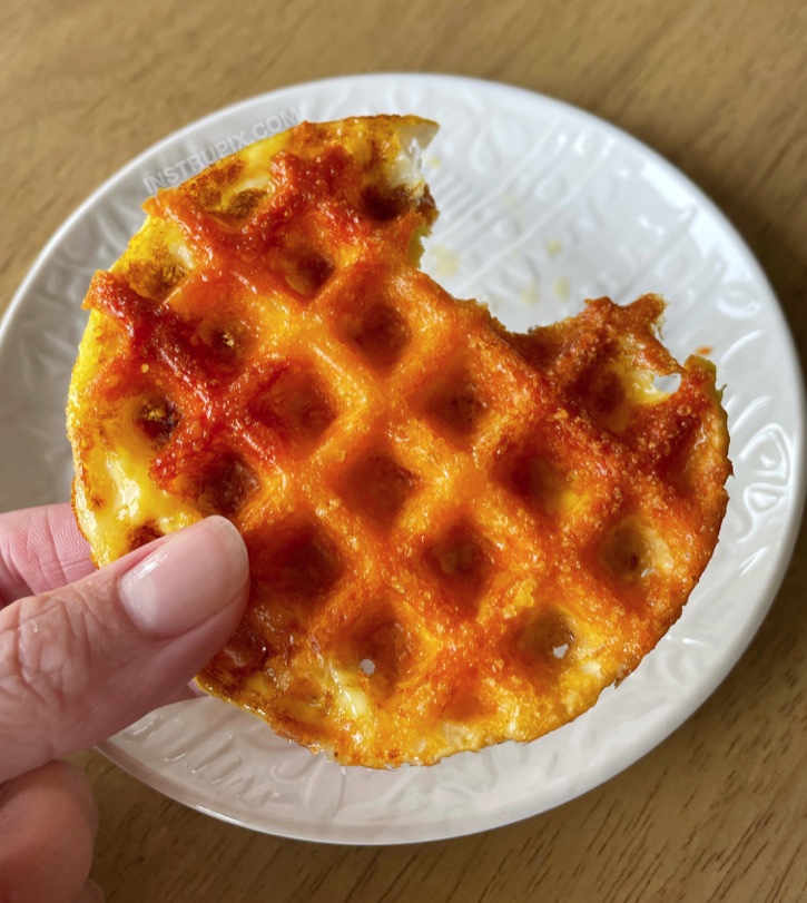 Crispy Cheesy Mini Waffle Maker Eggs (Amazing!!), Recipe