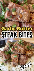 Juicy Garlic Butter Steak Bites (Easy Skillet Meal)