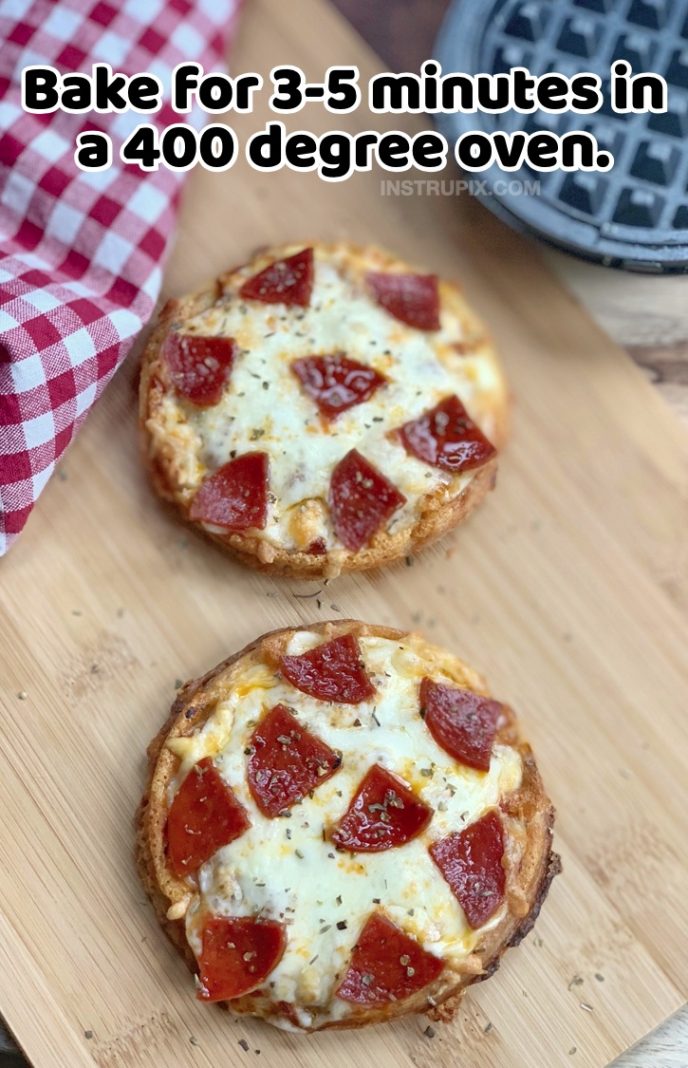 Mini Keto Pizzas - Instrupix