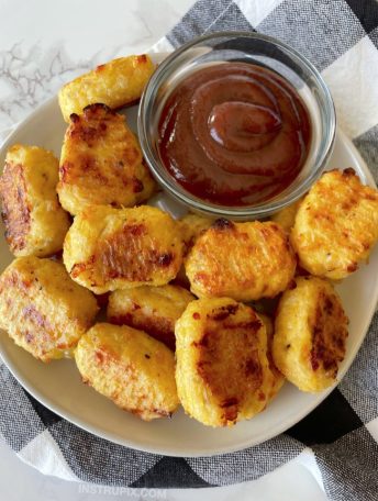 Easy Baked Chicken Nuggets (Made with Canned Chicken!)