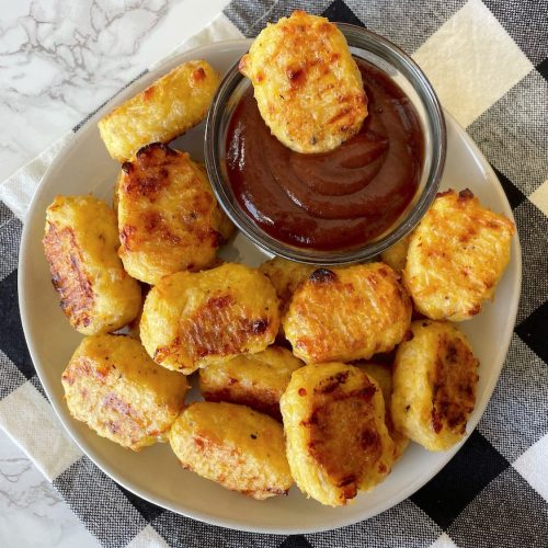 Easy Baked Chicken Nuggets (Made with Canned Chicken!)