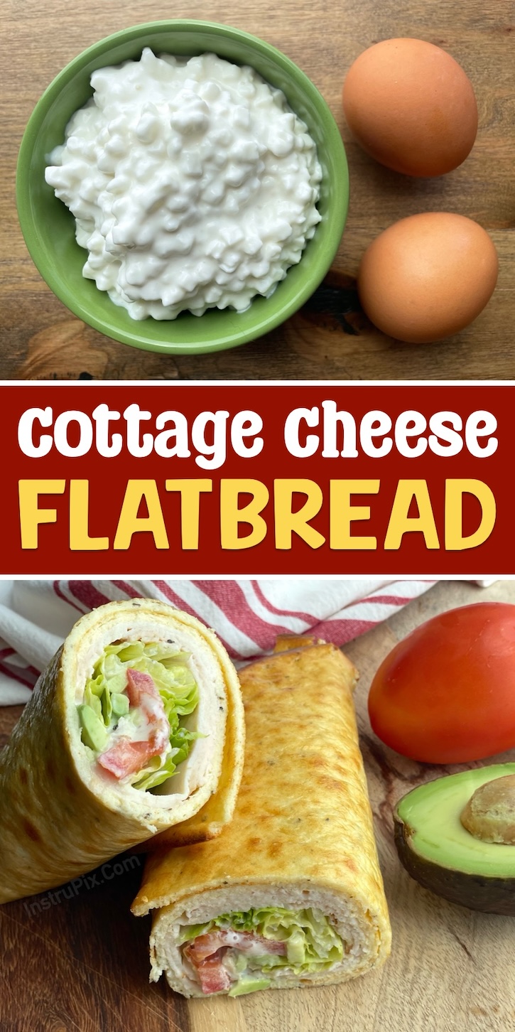 Are you looking for easy keto recipes for beginners? Try this low carb cottage cheese flatbread recipe! This popular TikTok recipe has gone viral for a reason. It's delicious, healthy, and great for weight loss. Simply blend together a cup of cottage cheese with 2 eggs and bake in the oven to make delicious flatbread for making pizza crust and sandwich wraps. Great for last minute dinners and lunches!