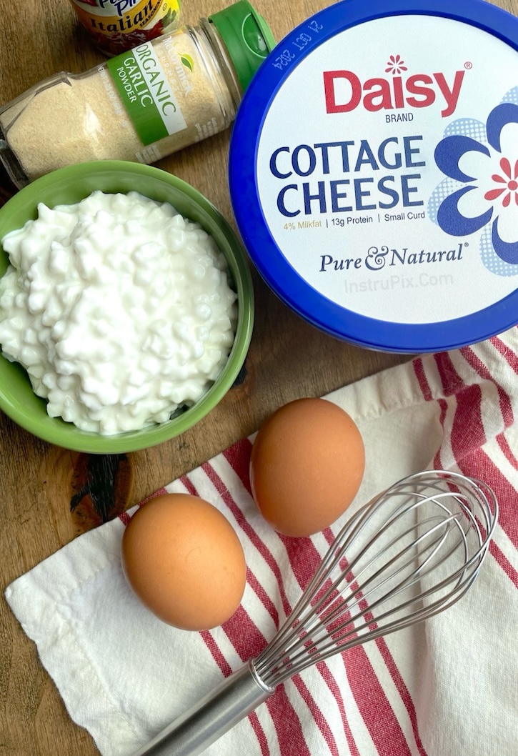 Keto Friendly High Protein Cottage Cheese Flatbread for making wraps, sandwiches, and pizza crust. 